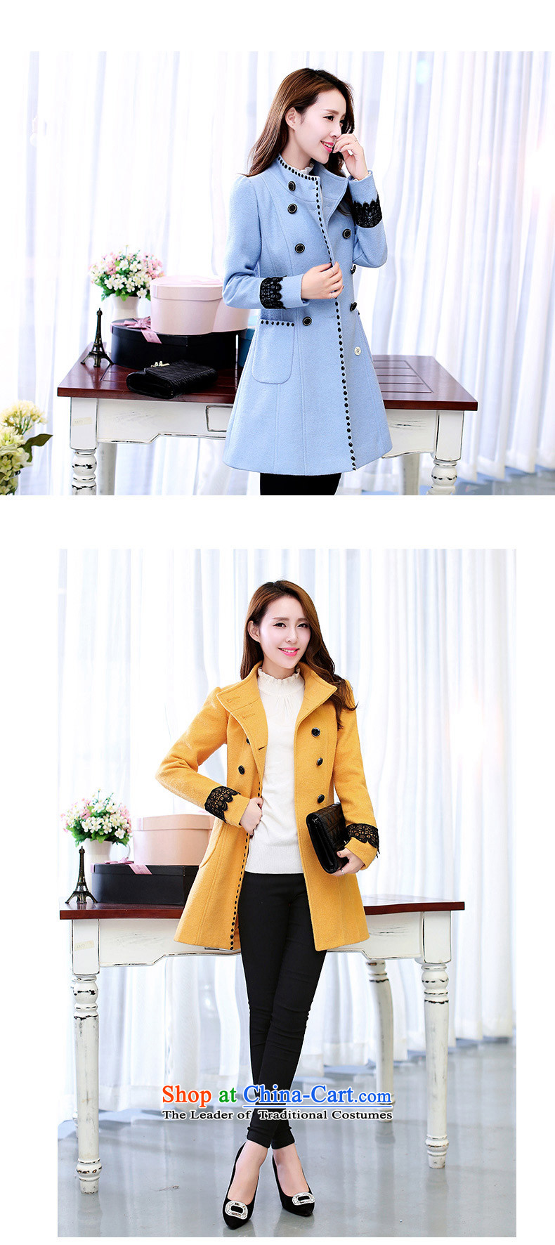 In the new paragraph Yue gross female Korean jacket is decorated in the body of the girl long? The coats of female jacket water Blue M pictures SA, prices, brand platters! The elections are supplied in the national character of distribution, so action, buy now enjoy more preferential! As soon as possible.