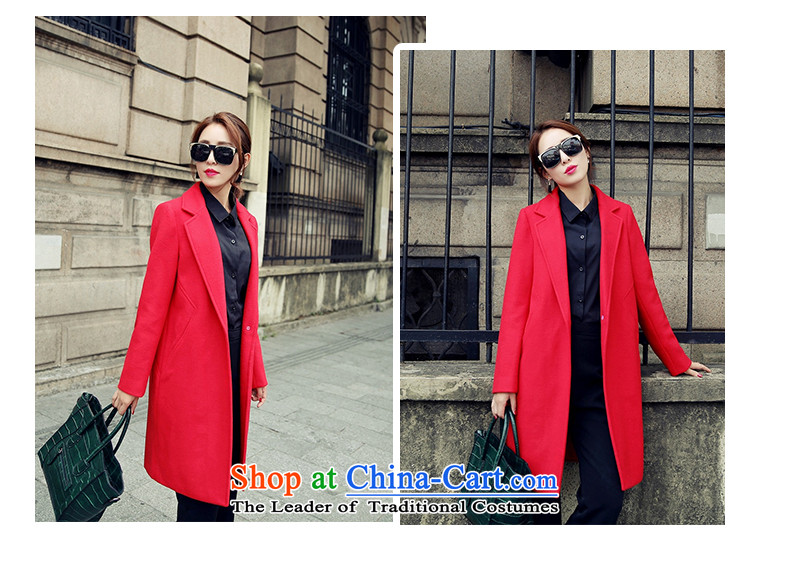 In the autumn and winter Yue new stylish gross in long wind? jacket SA RED XL Photo, prices, brand platters! The elections are supplied in the national character of distribution, so action, buy now enjoy more preferential! As soon as possible.