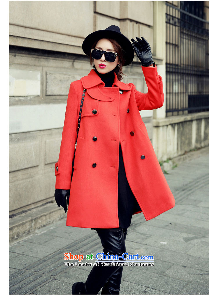 In the autumn and winter Yue new double-Stylish coat SA gross? red XL Photo, prices, brand platters! The elections are supplied in the national character of distribution, so action, buy now enjoy more preferential! As soon as possible.