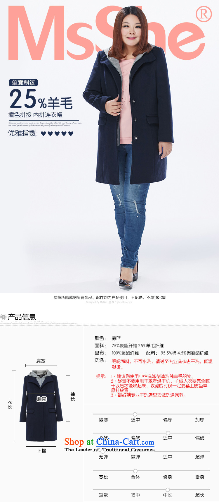Msshe xl women 2015 new winter clothing removable cap thick MM Gross? Long 10979 butted blue XL Photo, prices, brand platters! The elections are supplied in the national character of distribution, so action, buy now enjoy more preferential! As soon as possible.