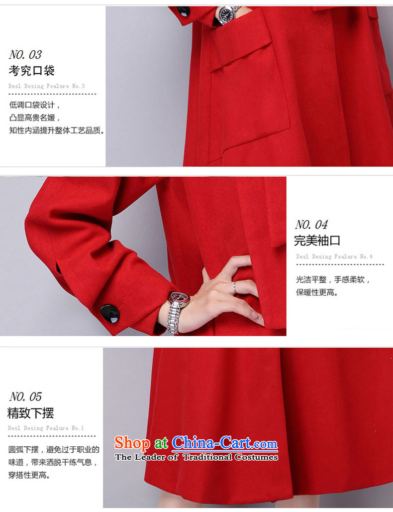 Equipment large relaxd casual clothing large arts long wool coat red XL pictures?, prices, brand platters! The elections are supplied in the national character of distribution, so action, buy now enjoy more preferential! As soon as possible.