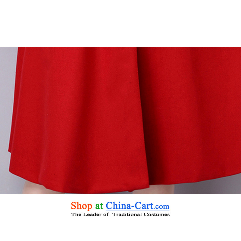 Equipment large relaxd casual clothing large arts long wool coat red XL, equipment? Yi (PUYI APPAREL) , , , shopping on the Internet