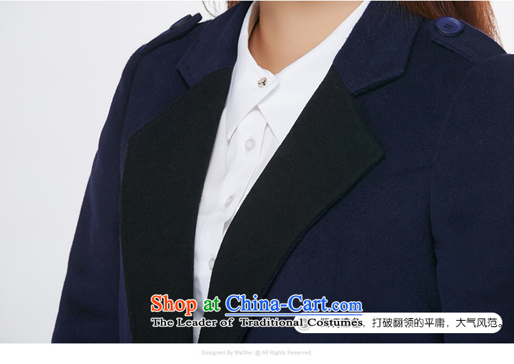 Msshe xl women 2015 new winter clothing thick MM warm in the long hair? 10915 jacket coat thick blue 4XL Photo, prices, brand platters! The elections are supplied in the national character of distribution, so action, buy now enjoy more preferential! As soon as possible.