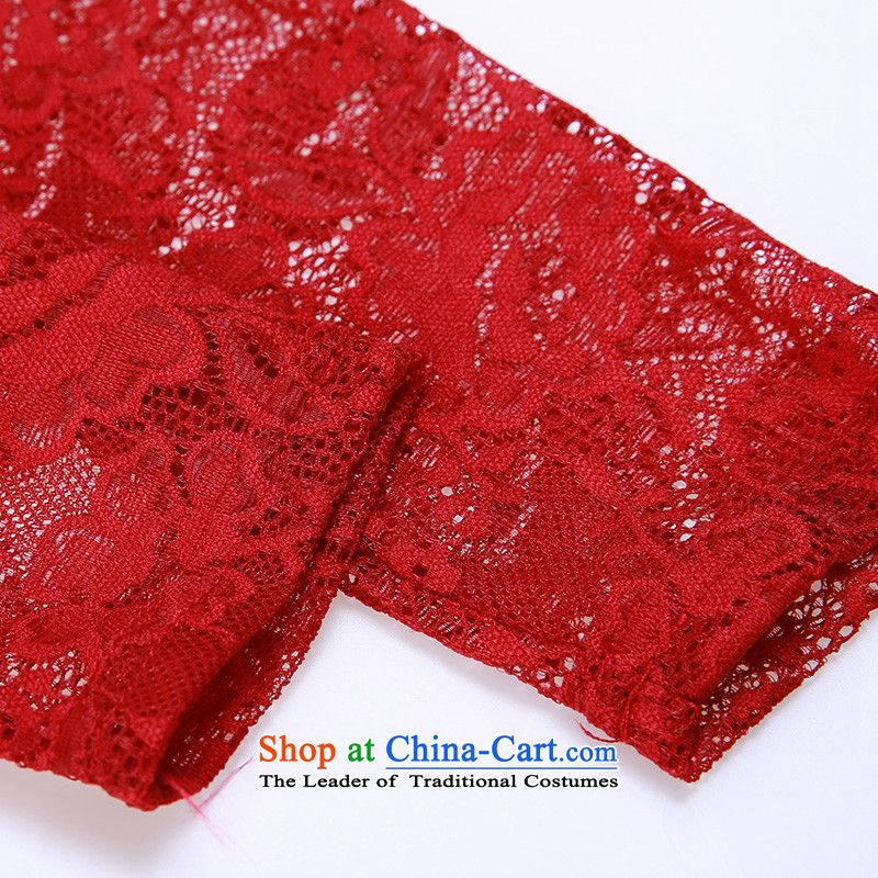 Shani flower lo xl women fall inside the new V-Neck lace stitching knitted T-shirt 13289 Red 5XL- pre-sale within 3 days of the shipment, Shani Flower (D'oro) sogni shopping on the Internet has been pressed.