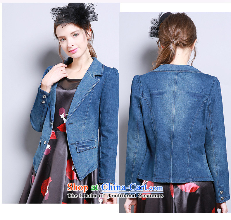 Shani flower lo xl women fall inside the new suit for the coin long-sleeved Sau San cowboy jacket 13291 5XL Blue Photo, prices, brand platters! The elections are supplied in the national character of distribution, so action, buy now enjoy more preferential! As soon as possible.