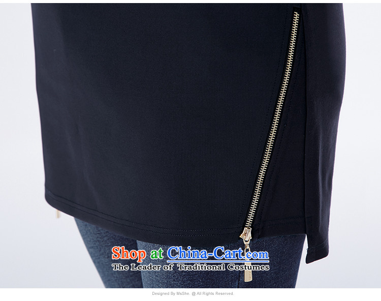 Msshe xl women 2015 new winter clothing in mm long, thick embossing sweater blue 4XL Picture It stood at 11 091, prices, brand platters! The elections are supplied in the national character of distribution, so action, buy now enjoy more preferential! As soon as possible.