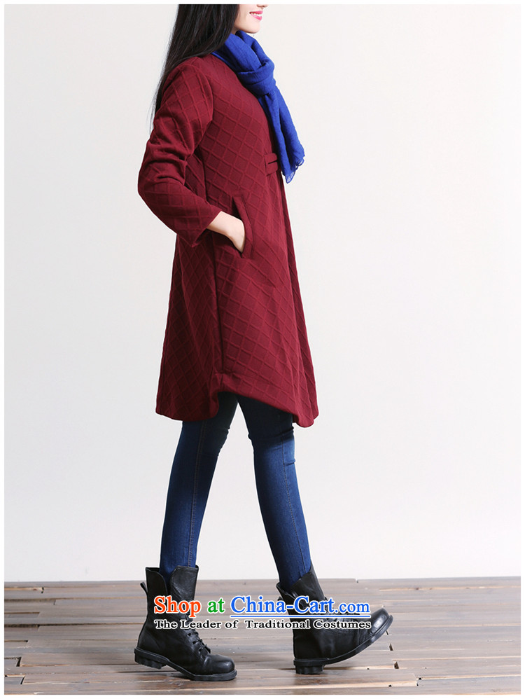 The beginning of the rain. Arpina ji 2015 autumn and winter new Korean version of large numbers of ladies rattled the lock up pressure in the Netherlands long long-sleeved sweater 583 wine red XL Photo, prices, brand platters! The elections are supplied in the national character of distribution, so action, buy now enjoy more preferential! As soon as possible.