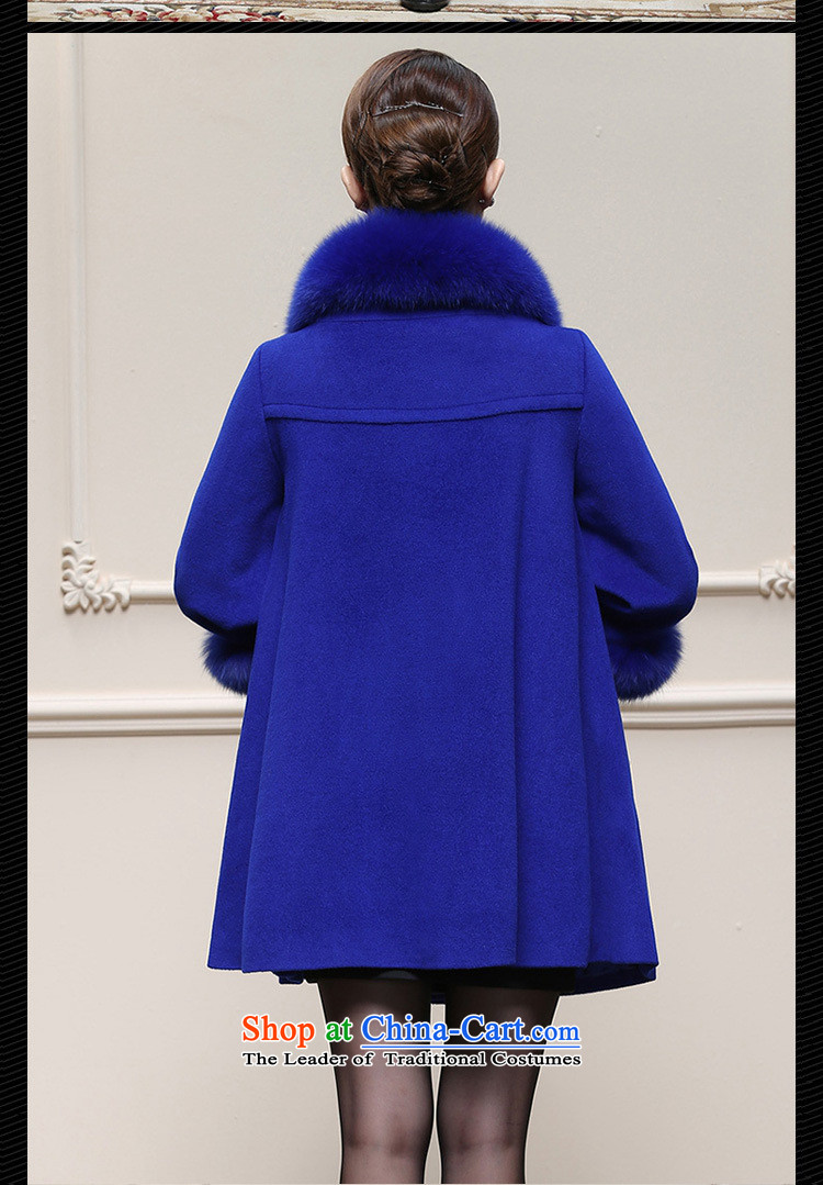 The new 2015 ralos Fall/Winter Collections wool a cloak large jacket in long coats 8016 Royal Blue L picture, prices, brand platters! The elections are supplied in the national character of distribution, so action, buy now enjoy more preferential! As soon as possible.