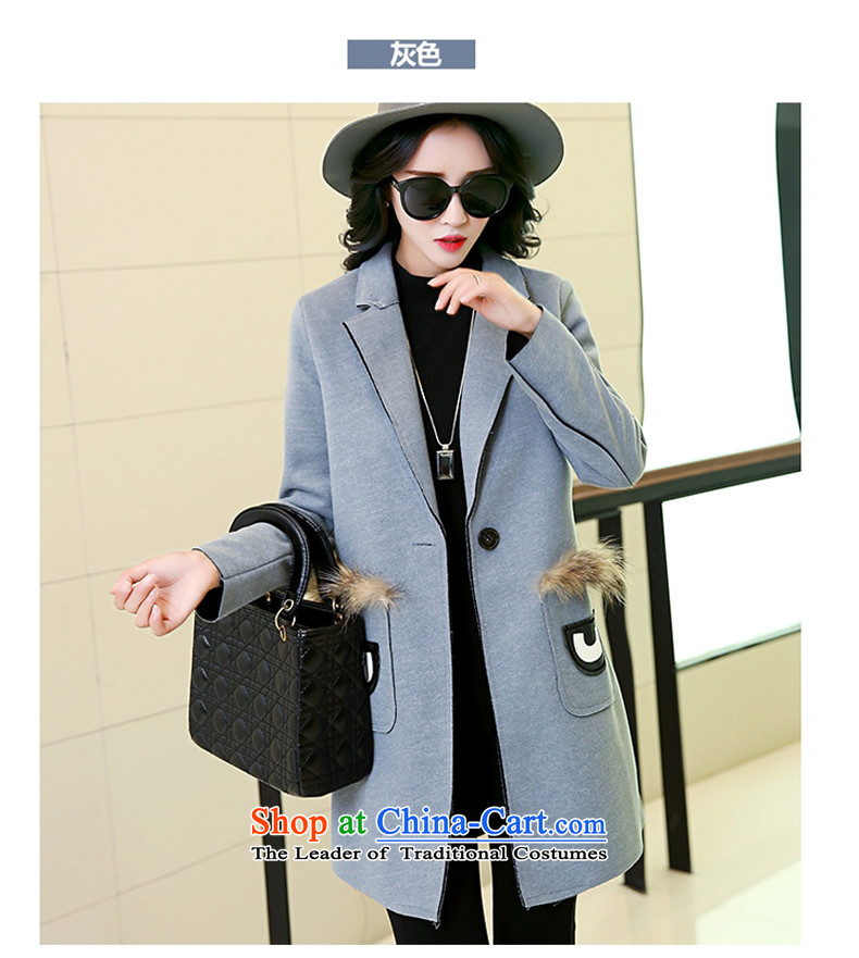 Optimize Honey Nga gross? 2015 autumn and winter coats girl who decorated large roll collar in long hair? female Korean jacket warm a wool coat RED M picture, prices, brand platters! The elections are supplied in the national character of distribution, so action, buy now enjoy more preferential! As soon as possible.