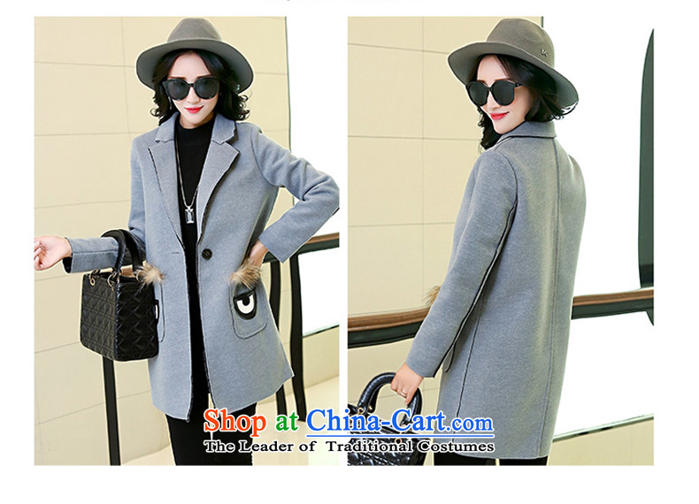 Optimize Honey Nga gross? 2015 autumn and winter coats girl who decorated large roll collar in long hair? female Korean jacket warm a wool coat RED M picture, prices, brand platters! The elections are supplied in the national character of distribution, so action, buy now enjoy more preferential! As soon as possible.