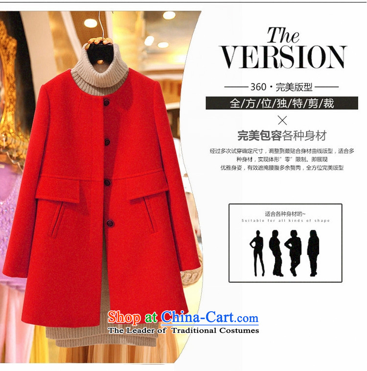 Motome square thick sister large wild COAT 2015 autumn and winter to increase women's code in MM thick long thin hair? jacket graphics 071 Red 4XL recommendations weight around 170-190 microseconds catty picture, prices, brand platters! The elections are supplied in the national character of distribution, so action, buy now enjoy more preferential! As soon as possible.