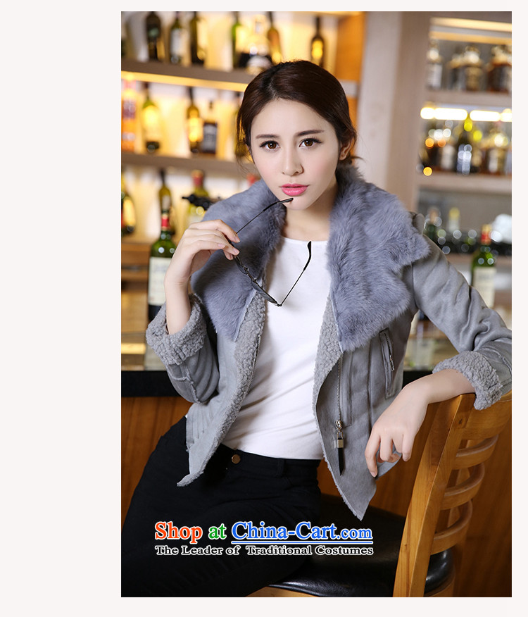 Xu Chong-thick 2015 Ms. new boutique Fall/Winter Collections OL temperament and stylish new luxury products really rabbit hair quality Gross Sau San overcoats? apricot XXL picture, prices, brand platters! The elections are supplied in the national character of distribution, so action, buy now enjoy more preferential! As soon as possible.