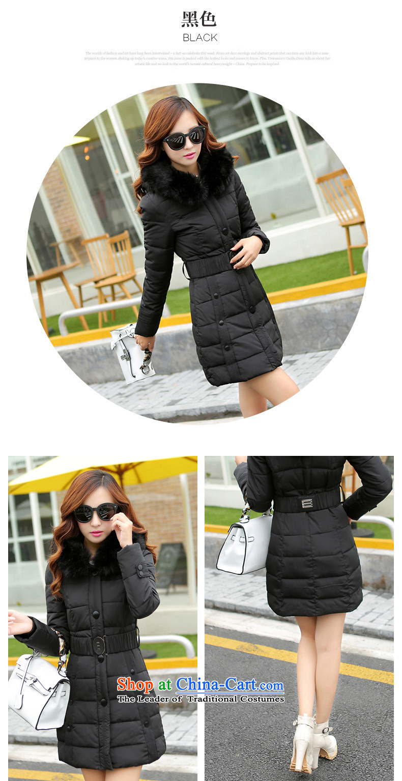 Eun-Ya Xiu 2015 autumn and winter new women's temperament thick MM to xl ãþòâ long thick coat in the cap down 958#  5XL black picture, prices, brand platters! The elections are supplied in the national character of distribution, so action, buy now enjoy more preferential! As soon as possible.