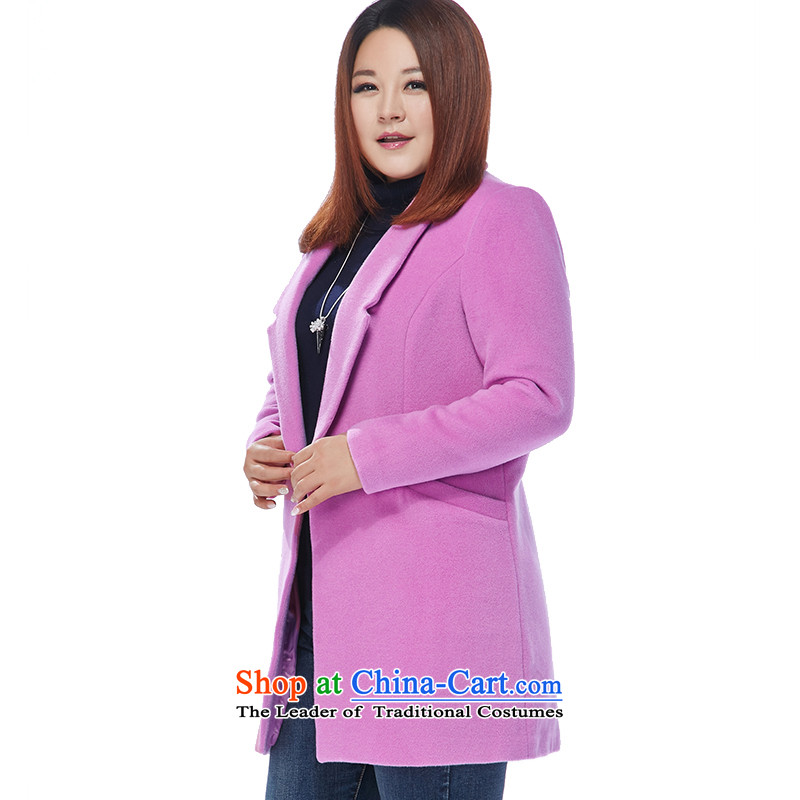 Large msshe women 2015 new winter clothing 80% wool lapel suit? 10675 jacket purple XL, Susan Carroll, the poetry Yee (MSSHE),,, shopping on the Internet