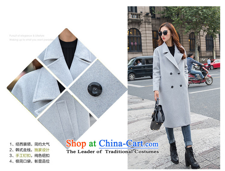 In accordance with the 2015 days Ji-mi autumn and winter coats relaxd the western? unit in long Korean cocoon-thick wool coat 835 female gray? L picture, prices, brand platters! The elections are supplied in the national character of distribution, so action, buy now enjoy more preferential! As soon as possible.