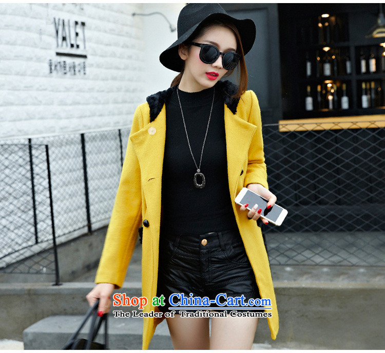 Morning to 2015 autumn and winter large female new Korean Sau San video thin double-warm jacket? gross rabbit hair with Cap Color Plane Collision stitching a wool coat blue 3XL recommendations seriously pictures, prices of 140-150, brand platters! The elections are supplied in the national character of distribution, so action, buy now enjoy more preferential! As soon as possible.