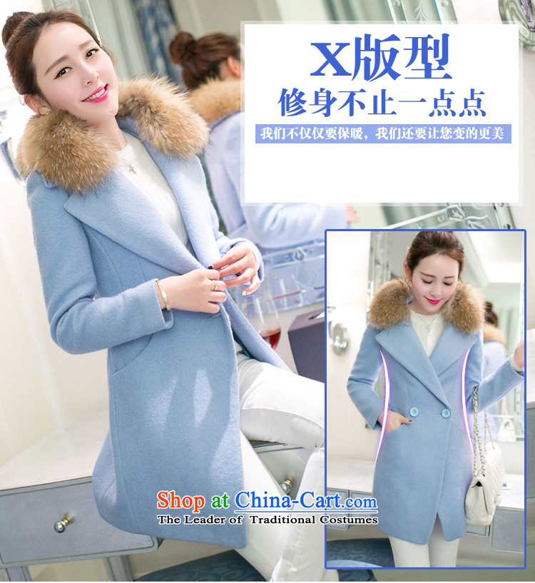 Statements were made by Lau autumn and winter in New Thick Long Sau San Mao a wool coat SA navy L picture, prices, brand platters! The elections are supplied in the national character of distribution, so action, buy now enjoy more preferential! As soon as possible.