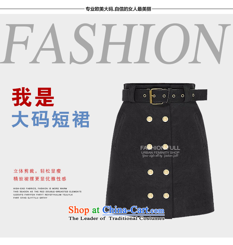 O Ya-ting to increase women's code 2015 autumn and winter new mm thick Korean rivets detained chamois leather upper body skirt video thin red 5XL step skirt 1621 175-200 recommends that you catty picture, prices, brand platters! The elections are supplied in the national character of distribution, so action, buy now enjoy more preferential! As soon as possible.