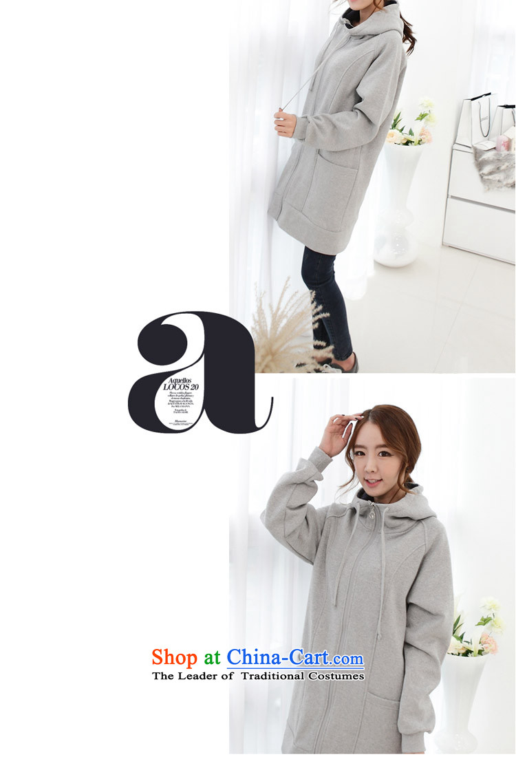 O Ya-ting to increase women's code 2015 autumn and winter new mm thick Korean version of a thin and thick-graphics sweater jacket5257 Light Gray 5XL 175-200 recommends that you catty picture, prices, brand platters! The elections are supplied in the national character of distribution, so action, buy now enjoy more preferential! As soon as possible.