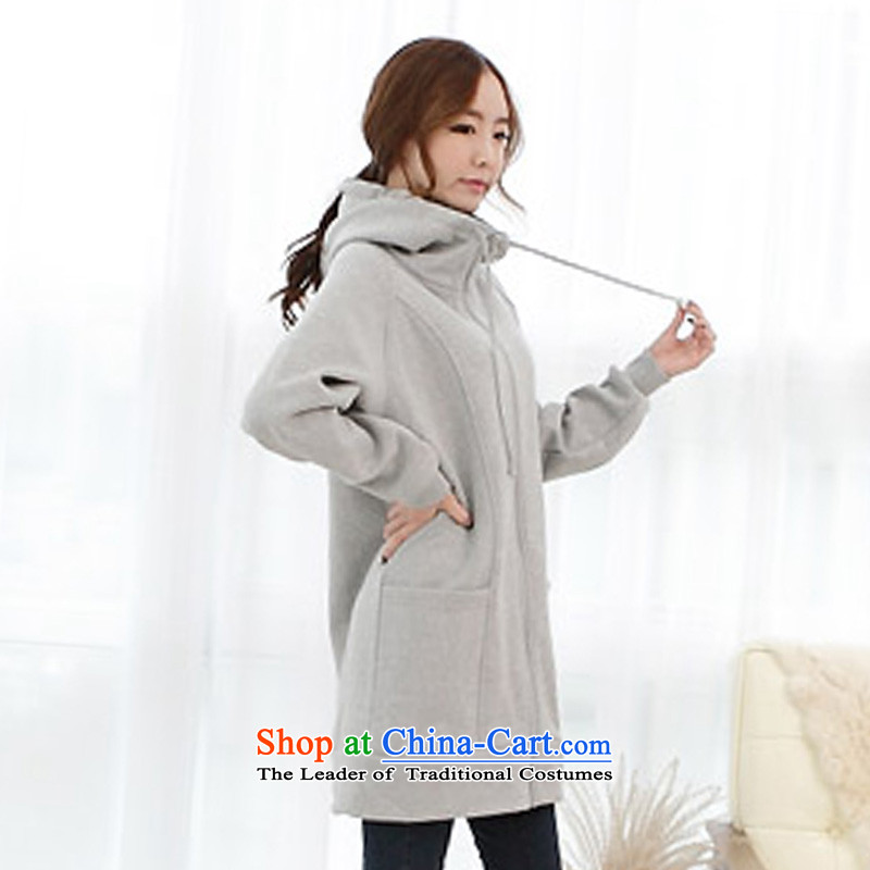 O Ya-ting to increase women's code 2015 autumn and winter new mm thick Korean version of a thin and thick-graphics sweater jacket5257 Light Gray 5XL 175-200 recommends that you, O Jacob aoyating Ting () , , , shopping on the Internet