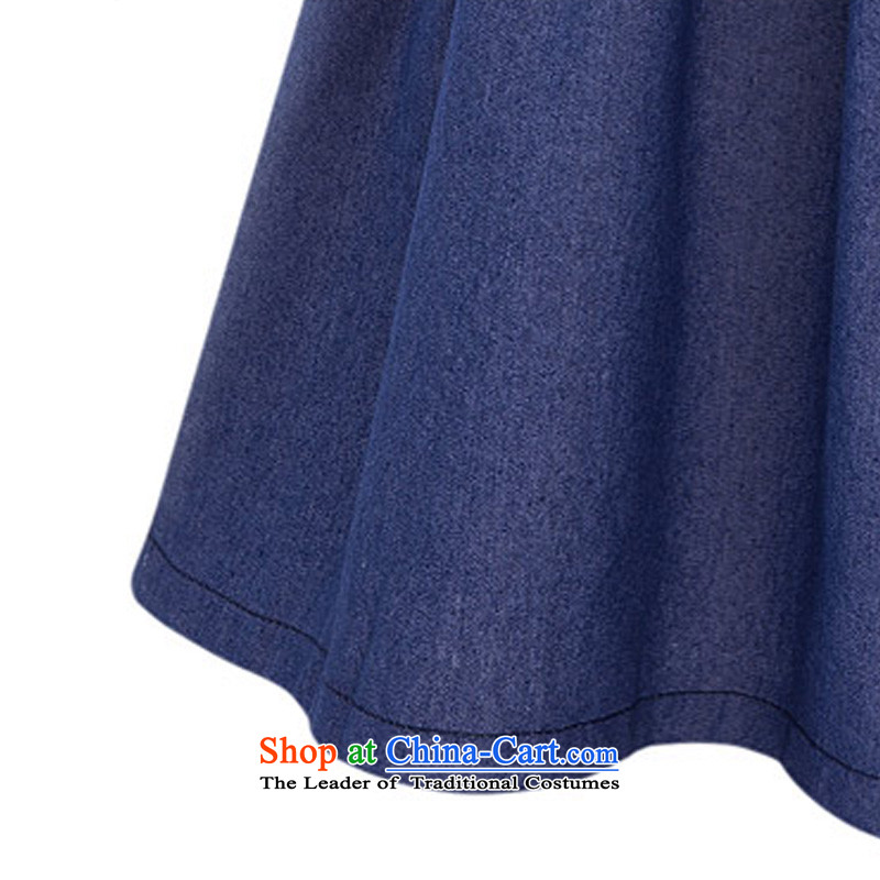 O Ya-ting to increase women's code 2015 autumn and winter, forming the new mm thick video thin stylish Western cowboy A field suits skirts 3838 Blue 3XL 145-165 recommends that you, O Jacob aoyating Ting () , , , shopping on the Internet