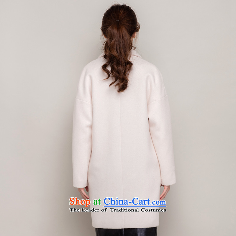 The European female population by 2015 to take this new wool coat mink wool coat 91043 decorated gross? m White 100/M, Europe Population (OUSILU Xu Jialu) , , , shopping on the Internet