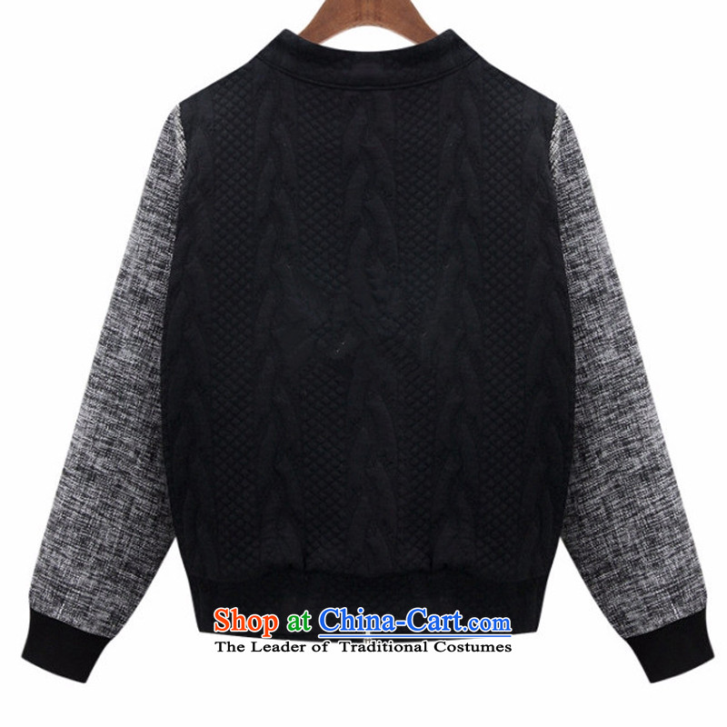 A large Cayman Coat 2015 new autumn and winter large European and American women thick mm thin, video knitted cardigans 624 Black 5XL/ recommendations 180-200, a Cayman , , , shopping on the Internet