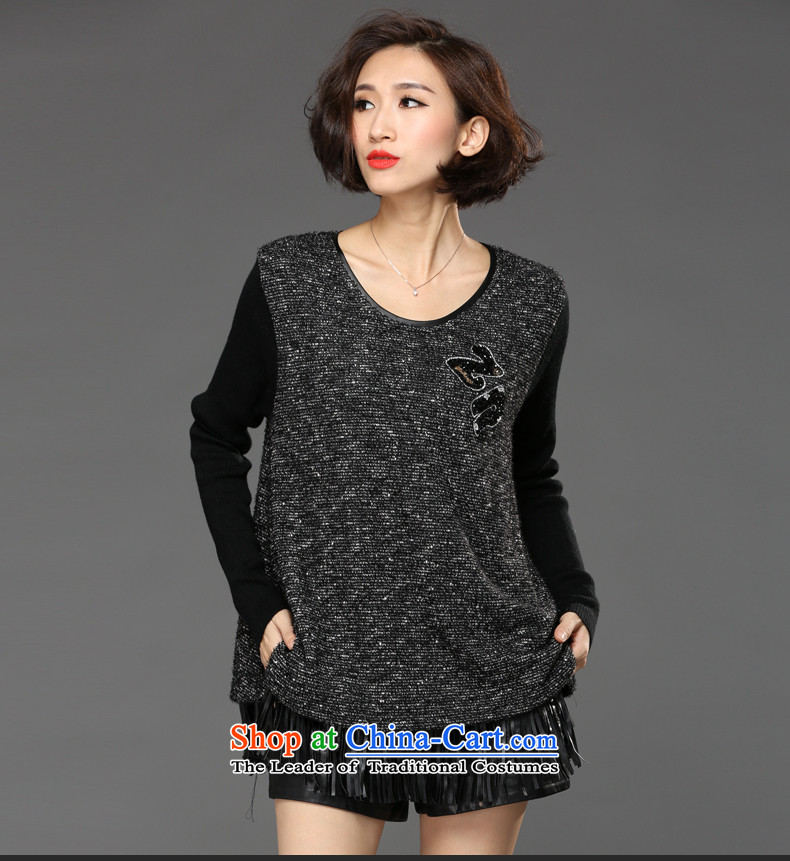 The spring and summer of 2015 mm thick new larger women under the Video thin round-neck collar dresses black (pre-sale 7 day shipping) 4XL Photo, prices, brand platters! The elections are supplied in the national character of distribution, so action, buy now enjoy more preferential! As soon as possible.