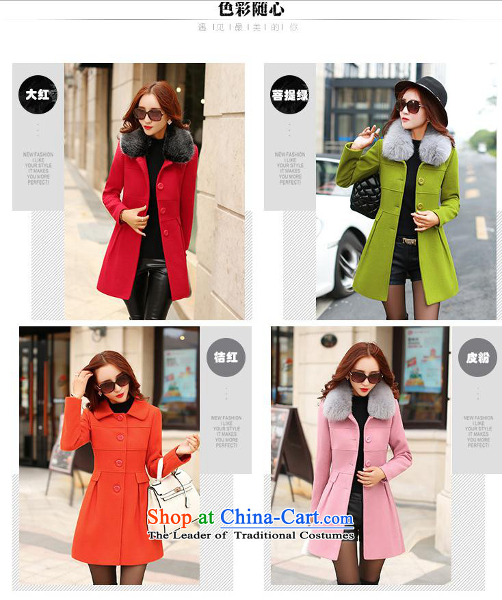 Yuk-yu Heung 2015 autumn and winter coats new? female Sau San Mao? female Sleek and versatile coats larger gross pink jacket XL pictures?, prices, brand platters! The elections are supplied in the national character of distribution, so action, buy now enjoy more preferential! As soon as possible.