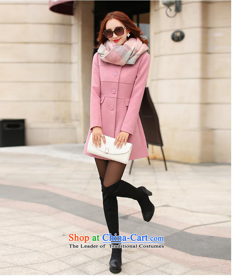 Yuk-yu Heung 2015 autumn and winter coats new? female Sau San Mao? female Sleek and versatile coats larger gross pink jacket XL pictures?, prices, brand platters! The elections are supplied in the national character of distribution, so action, buy now enjoy more preferential! As soon as possible.