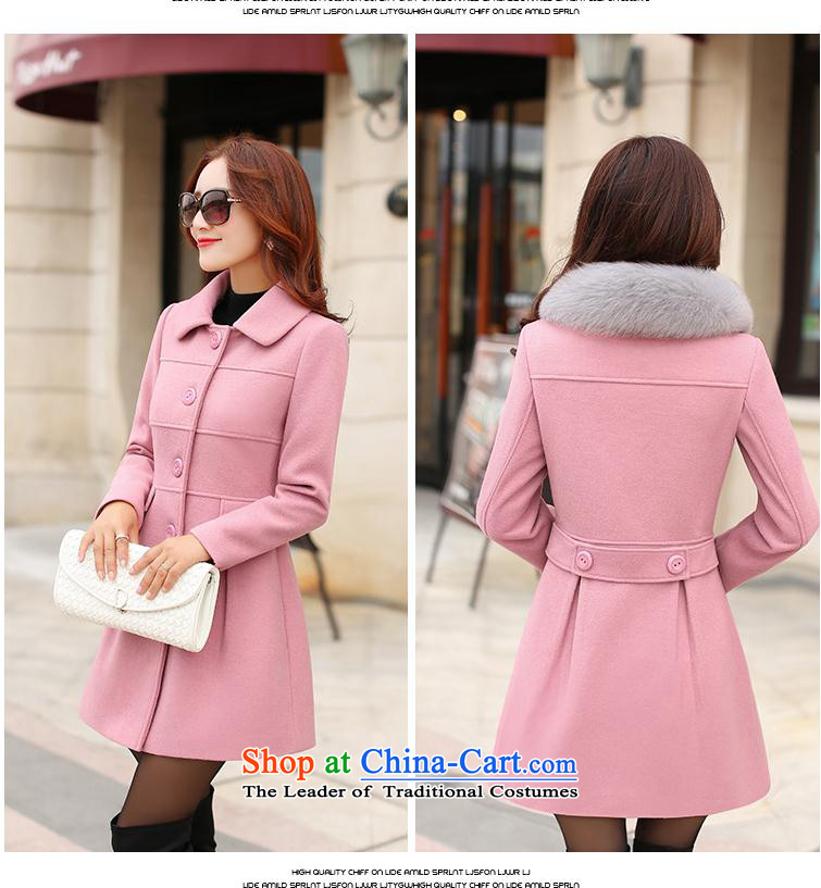 Yuk-yu Heung 2015 autumn and winter coats new? female Sau San Mao? female Sleek and versatile coats larger gross pink jacket XL pictures?, prices, brand platters! The elections are supplied in the national character of distribution, so action, buy now enjoy more preferential! As soon as possible.