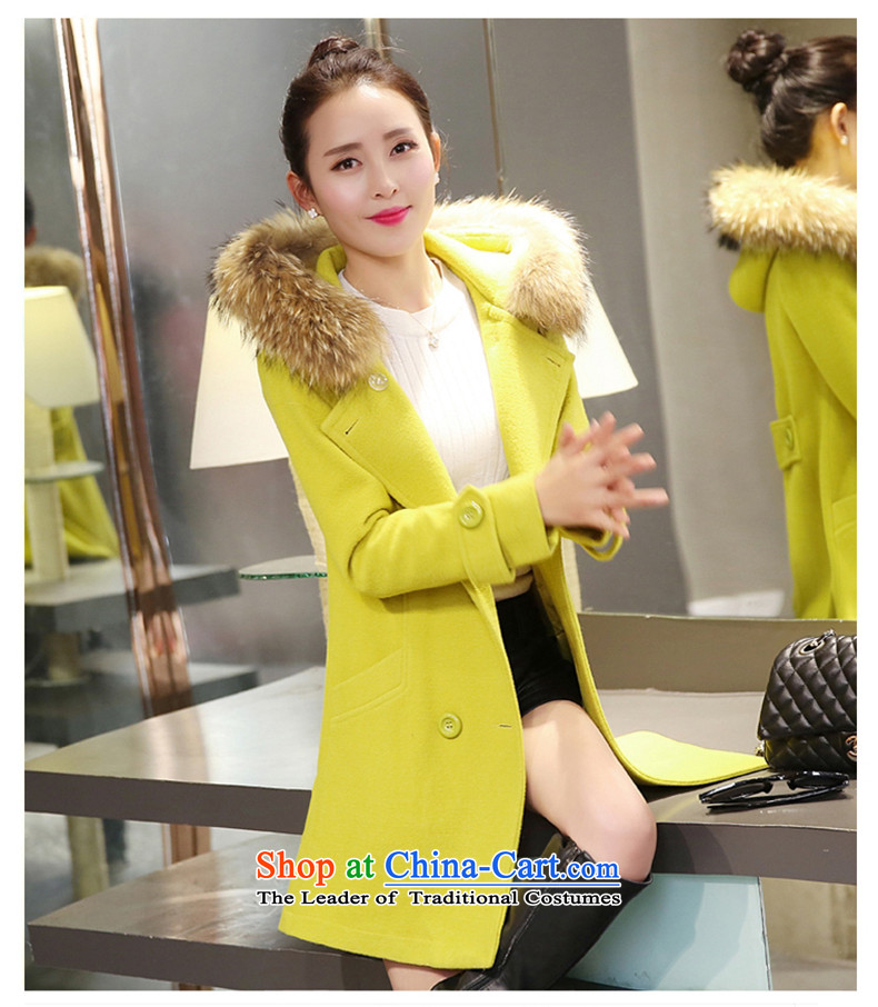 The Multimedia Room winter skirt the new Korean version of large numbers of ladies in gross? jacket long hair collar cap Sau San a wool coat 6,625 red S picture, prices, brand platters! The elections are supplied in the national character of distribution, so action, buy now enjoy more preferential! As soon as possible.