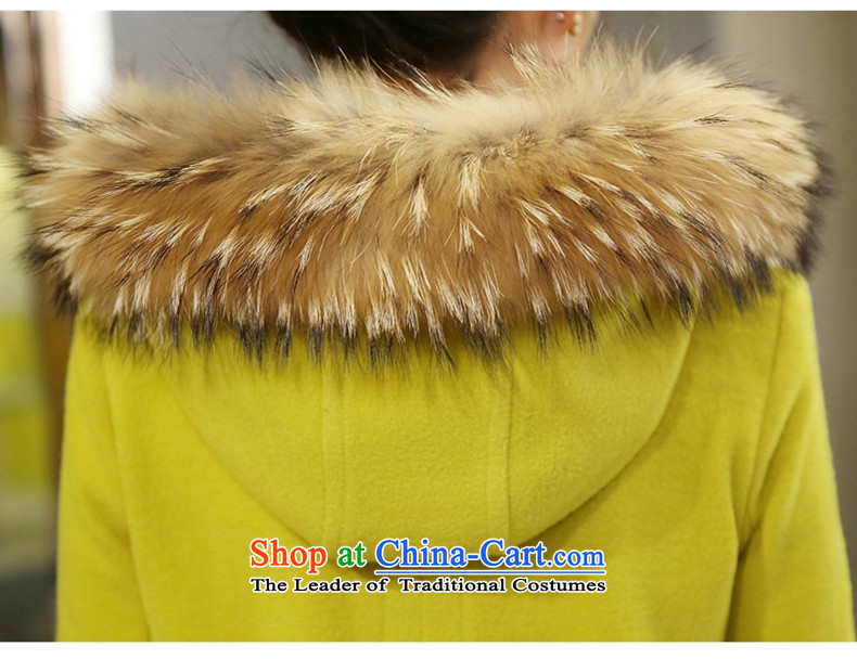The Multimedia Room winter skirt the new Korean version of large numbers of ladies in gross? jacket long hair collar cap Sau San a wool coat 6,625 red S picture, prices, brand platters! The elections are supplied in the national character of distribution, so action, buy now enjoy more preferential! As soon as possible.