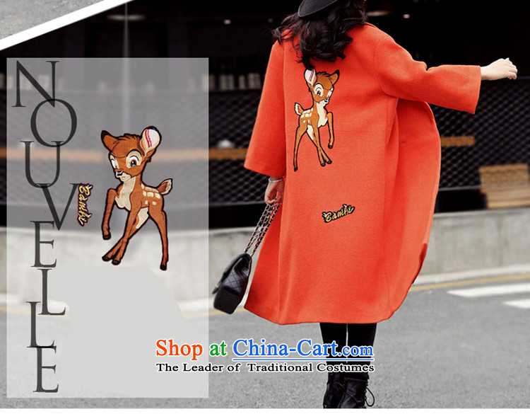 Sin has 2015 winter clothing new Korean citizenry video thin stylish medium to long term, Solid Color Gross Orange Female coats? thick warm   S picture, prices, brand platters! The elections are supplied in the national character of distribution, so action, buy now enjoy more preferential! As soon as possible.