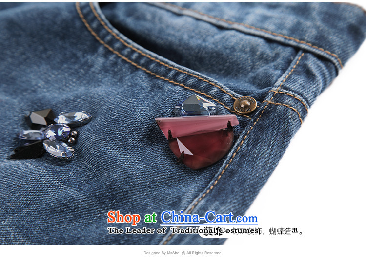 Large msshe women 2015 new winter clothing thick Cotton Denim upper body sister skirt 10585 Denim blue T6 picture, prices, brand platters! The elections are supplied in the national character of distribution, so action, buy now enjoy more preferential! As soon as possible.