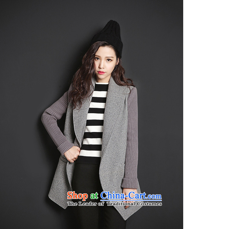 (Non-dual 12- @ pre-sale 7 2015 winter Princess Returning Pearl New Large lapel so Coat female dark gray -@ pre-sale, starting from 5 December's S picture, prices, brand platters! The elections are supplied in the national character of distribution, so action, buy now enjoy more preferential! As soon as possible.