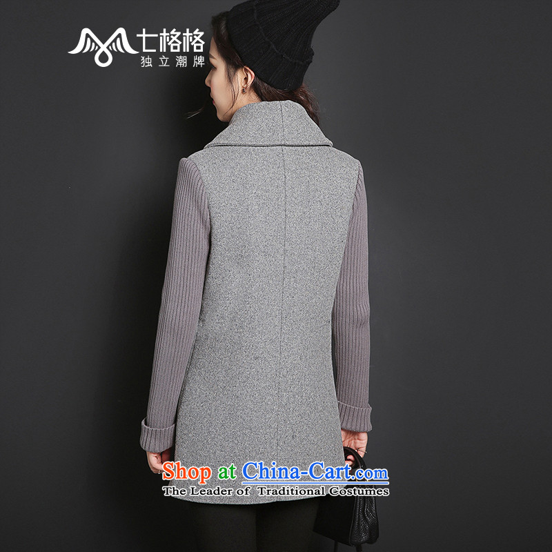 (Non-dual 12- @ pre-sale 7 2015 winter Princess Returning Pearl New Large lapel so Coat female dark gray -@ pre-sale, starting from 5 December of the interpolator 7 S (OTHERMIX) , , , shopping on the Internet