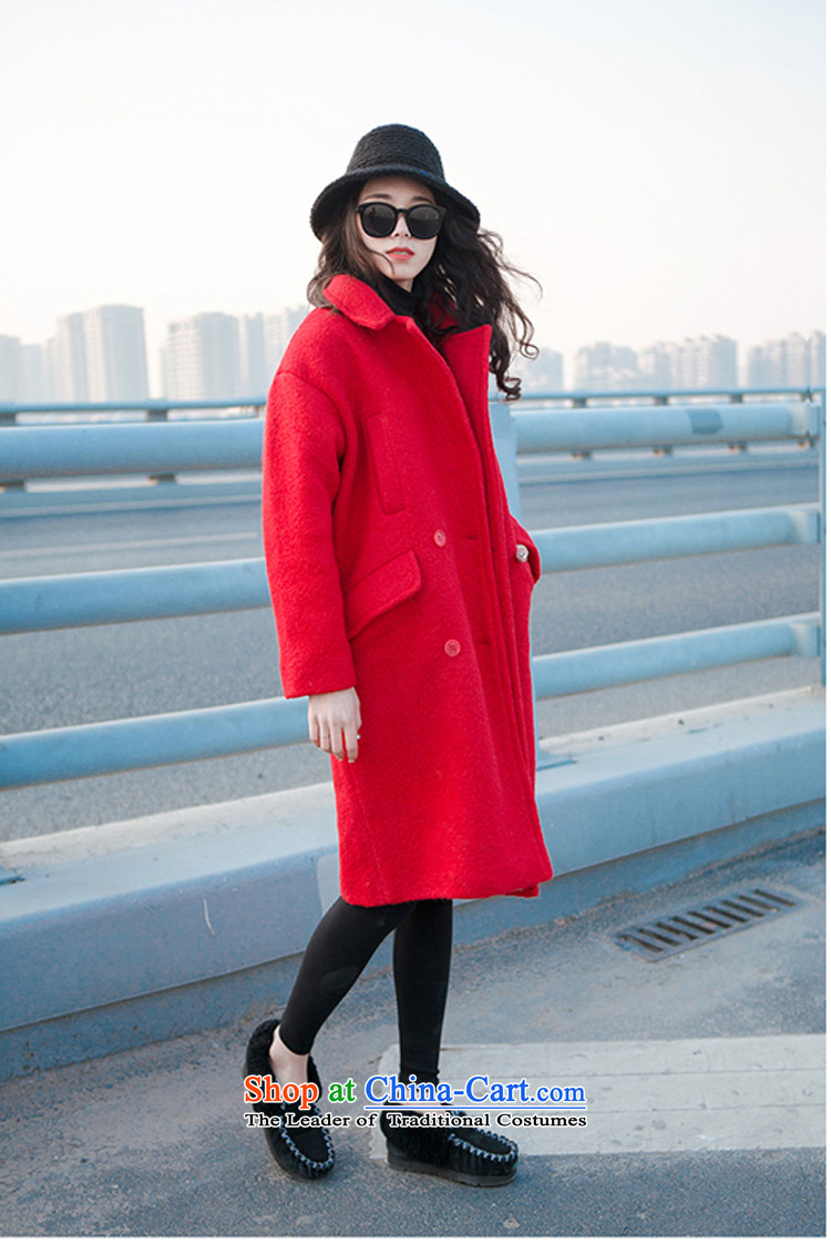 Athena Chu Poetry, 2015 autumn and winter new leisure Wild hair stylish girl loose coat? long coats of female Korean? 0702 Black L picture, prices, brand platters! The elections are supplied in the national character of distribution, so action, buy now enjoy more preferential! As soon as possible.
