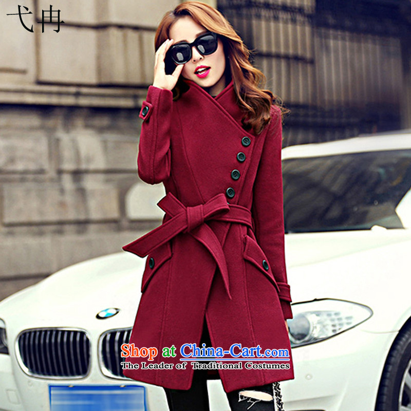 Cruise in the Advanced 2015 winter coats women? Boxed new women's autumn, Korean long thin video   Gross N603 female jacket coat? BOURDEAUX XXL, cruising more shopping on the Internet has been pressed.