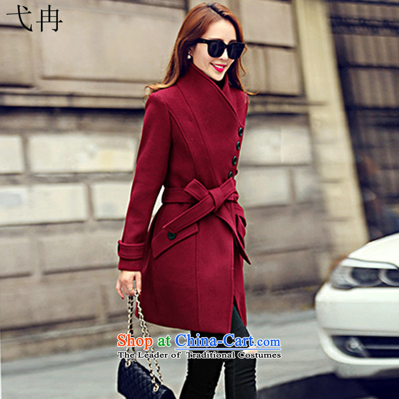 Cruise in the Advanced 2015 winter coats women? Boxed new women's autumn, Korean long thin video   Gross N603 female jacket coat? BOURDEAUX XXL, cruising more shopping on the Internet has been pressed.