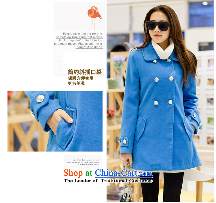 Morning to 2015 autumn and winter large new women's double-Twine Bow Knot coats gross? pure color is simple and stylish cashmere overcoats 3XL turmeric yellow jacket recommendations 155-165 catty picture, prices, brand platters! The elections are supplied in the national character of distribution, so action, buy now enjoy more preferential! As soon as possible.