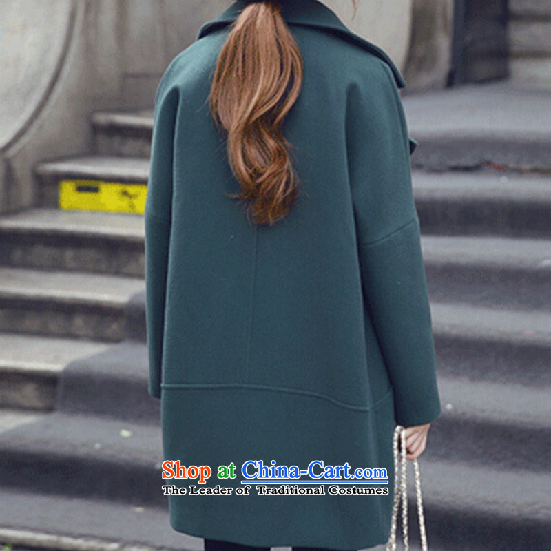 Chaplain for the autumn and winter 2015 once again for women in the new long Korean relaxd temperament wild Stylish coat and colors so gross , L/ re-shopping on the Internet has been pressed.