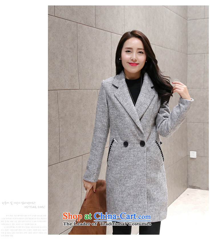 Yu Chien YQ 2015 new Korean female decorated wool coat who? graphics thin double-medium to long term)? Y343 sub-pink XL Photo, prices, brand platters! The elections are supplied in the national character of distribution, so action, buy now enjoy more preferential! As soon as possible.