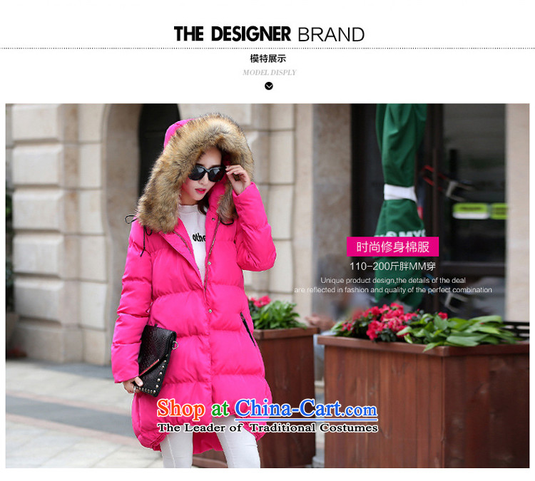 Large txin female Korean version of winter clothing thick cotton clothing sister women in mm thick long to increase cotton coat cap Thick pink coat 8244 robe XXXL 145-165 catty picture, prices, brand platters! The elections are supplied in the national character of distribution, so action, buy now enjoy more preferential! As soon as possible.
