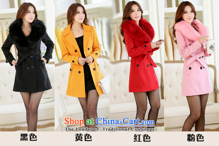 Alfa Romeo Lei 2015 winter for women in new long hair stylish coat? Korean citizenry nagymaros collar Sau San a coat 1032 pink XL Photo, prices, brand platters! The elections are supplied in the national character of distribution, so action, buy now enjoy more preferential! As soon as possible.