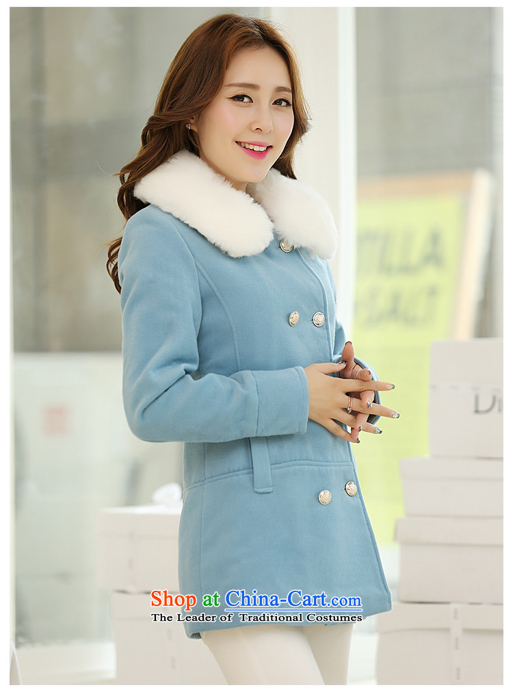 In the Korean version of the Hyatt Regency gross for a wool coat double-girl jacket SA BLUE XL Photo, prices, brand platters! The elections are supplied in the national character of distribution, so action, buy now enjoy more preferential! As soon as possible.