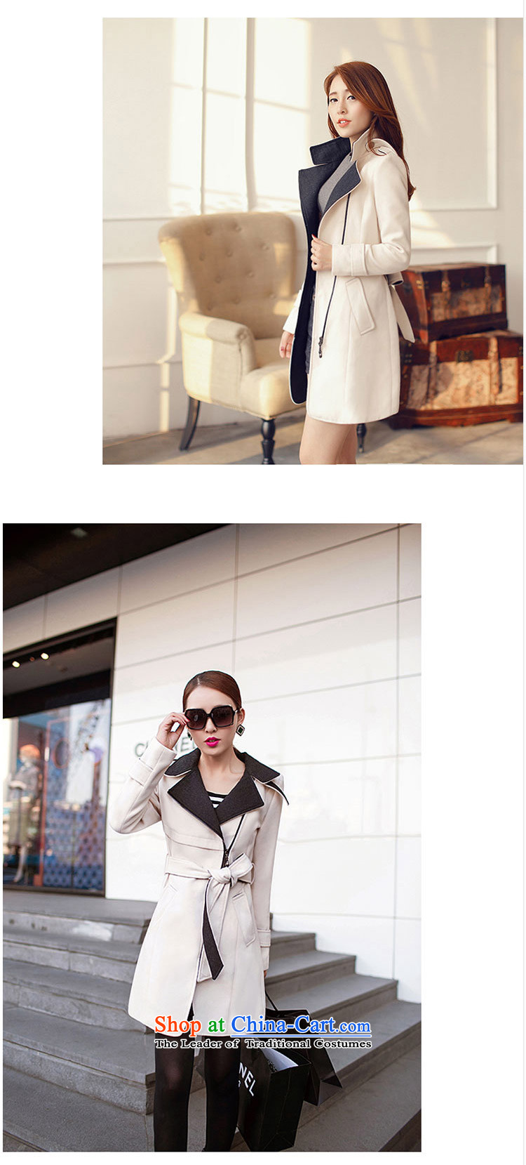 In the autumn and winter Yue Korean girl who decorated coats that long Leisure gross? jacket SA White XL Photo, prices, brand platters! The elections are supplied in the national character of distribution, so action, buy now enjoy more preferential! As soon as possible.