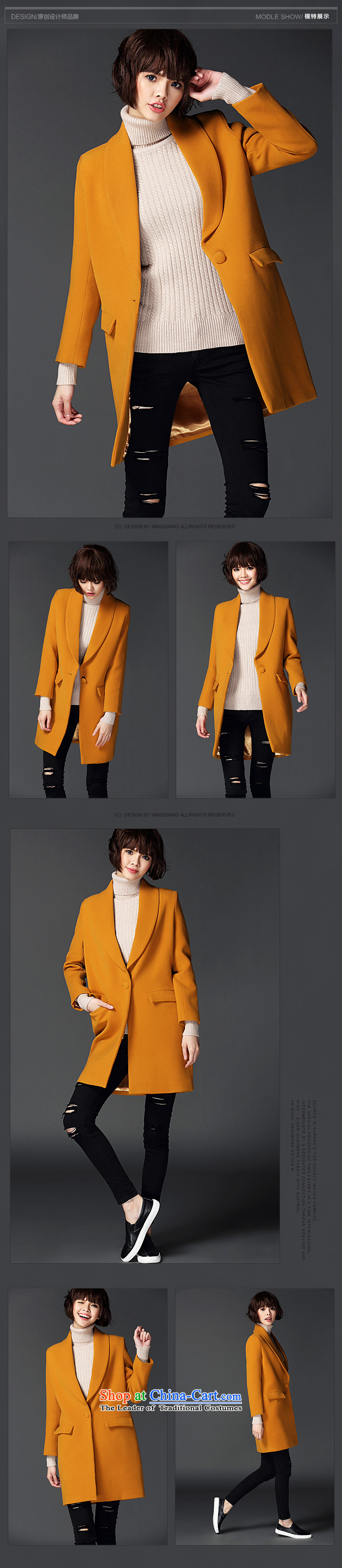 To Arabic Hsichih, 2015 winter new not with the ball Wild Hair? jacket stylish and simple in long coats female Yellow M cashmere picture, prices, brand platters! The elections are supplied in the national character of distribution, so action, buy now enjoy more preferential! As soon as possible.