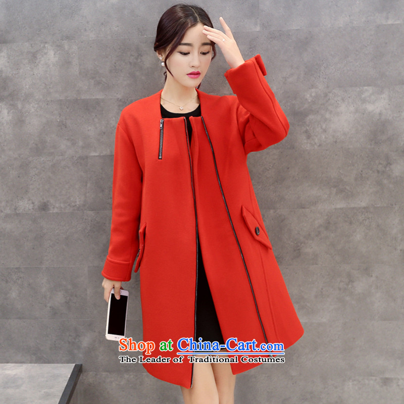 The maximum number of Memnarch Lei gross? 2015 winter coats new pure color video feed coats zipper thin?? 88389 red cloak gross XL, Memnarch coreara na (lei) , , , shopping on the Internet