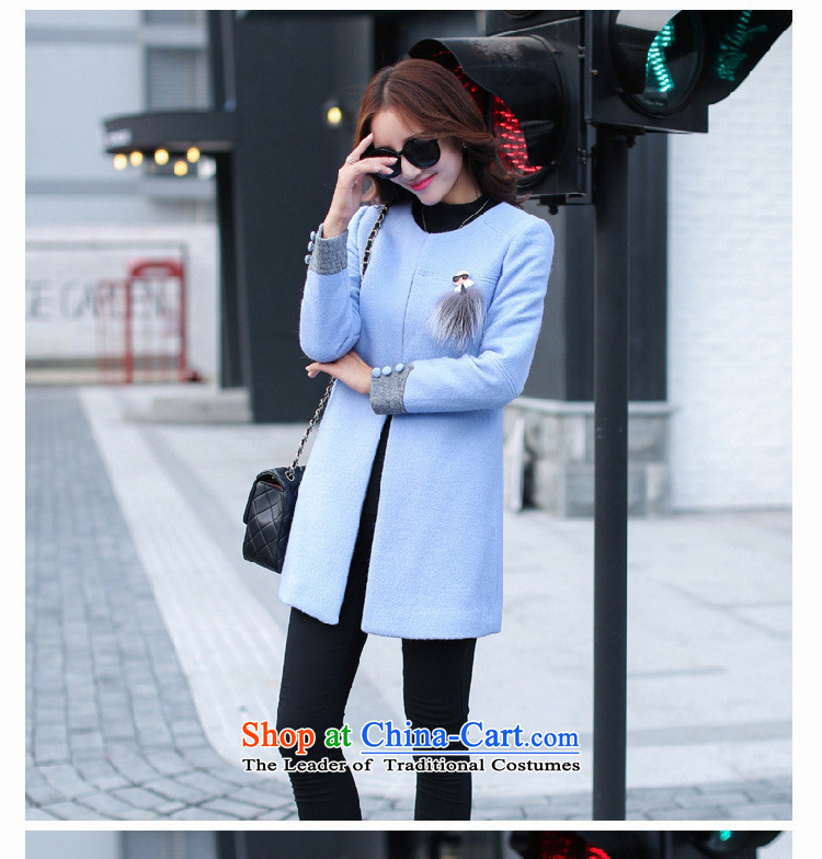Elizabeth Bessie 2015. long coats of solid color)? round-neck collar at the time a wool coat for winter new)? topper with Chest Flower and Ho Kim s photo, prices, brand platters! The elections are supplied in the national character of distribution, so action, buy now enjoy more preferential! As soon as possible.